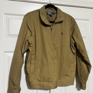 Polo jacket light olive green